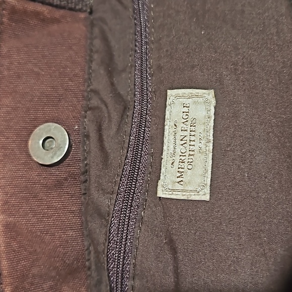 AEO | Brown Heavyweight Bookbag Tote - Picture 5 of 9